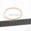Wholesale Soft Stretch Durable Silicone Rubber Band, Elastic Hair Latex Rubber Band Biege Color