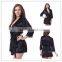 New arrival comfortable black sexy mature sleepwear