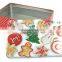 Rectangular Christmas Cookies Gift Tin Can/Tin Box