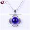 2016 Perfume Sterling Silver 925 Flower Oil Aromatherapy Necklace Pendant