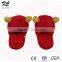 Lovely adult plush slippers with high quality