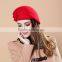 NEW Fashion Lady Women Wool Warm Felt French Beret Beanie Ski Hat Tam Cap Black