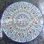 Semi Precious Stone Inlay Dinning Table Marble Inlaid White Table Top