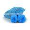 Non-skid PP machine made blue disposable Medical shoe