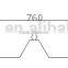 DX 0.3mm-0.8mm Galvanized steel sheet 760 joint-hidden roll forming machine