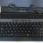 Universal black 7 inch tablet keyboard case with spanish language