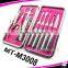 Stainless Steel Pocket 9-piece Trim Manicure Sets