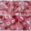 High quality allover flowers mesh embeoridery custom lace fabric colorful