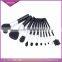 2016 Best Seller 12 pcs makeup brushes cup holder ,black makeup brush holder with makeup brushes