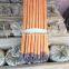 Striped Green Color Coated Wooden Broom Handle Only From KEGO Vietnam