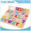 High quality wood toy alphabet learning puzzle for preschool children