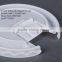 Plastic Flat Lid for paper cup cover, White liftback and Lock Tab Lid
