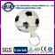 Mini plush stuffed soccer ball keyring