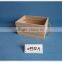 2015 antique new design decorative handmade unfinished small timber crate for plant