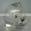 Custom acrylic resin oil drop diamond shape paperweight