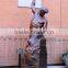famous art metal craft self made man statue bronze sculpture for garden decoration