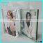 KM-VP72 Rectangle Shape Blank Plastic Acrylic Photo Frame Fridge Magnet with Picture Insert
