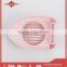 pink mini plastic egg slicer with steel wire
