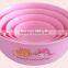 Four-piece Round Type Microwave Safe Plastic Bowl