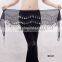 Cheapest belly dancing coins belt belly dance hip scarf belly dance hip belt