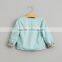Latest design baby cotton linen sweet coat for 2-7 years old girl
