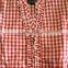 100%COTTON YARN DYED CHECK Girls SHIRT- SLIM FITTED