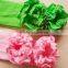 Hot sell plain green and pink cotton leg warmers for the baby girls