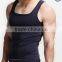 Mens 95%cotton 5%spandex sport running singlet custom design