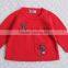 Korean style custom knit baby sweater in solid color
