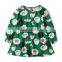 S33553W 2017 New England Style Girls Clothes Long Sleeve Animals Flower Kids Dresses