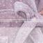 Women dots printed women arab robe hook pointe