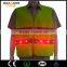 cheap good quanlity led potable reflective safety custom hi vis vest