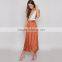 Newest spring summer satin wide leg floaty pants for women