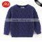 boys deep blue water ripple pullover woolen sweater designs for kids with low prices