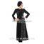 women muslim dress lace new design dress/xnger women fancy islamic abaya kaftan lace hemp dresses/ islamic muslim women dress