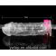 Sex Delay Condom Crysal male Sex long time Silicon condom 13 cm *4.2 cm