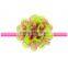 Multi Color Lace Flower Headband Chiffon Hairband Baby Hair Accessories