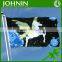 custom JOHNIN made 3*5ft promotional polyester outdoor ddecoration advertising flag