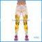 Wholesale high waist women custom printed leggings