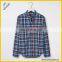 Bulk 2017 Fashion Design Plaid Lady Blouse & Top