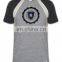 distressed design your own rounded hem two tone t-shirt