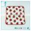 magic compressed velvet flower printed face towel/mini promotion hand towel