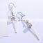 Creative Anti-allergic Inlay Zirconia Earrings Personalized Crystal Earrings