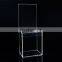 Supply Large Clear Acrylic Ballot / Suggestion / Donation Boxes Wholesale for Fundraiser