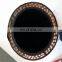 black wear resistance wire gunite rubber hose for the cement sand