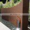 Decorative weathered CORTEN steel garden water fountain design