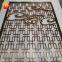 Foshan Manufactroy PVD gold hairline stainless steel room divider