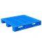 Grid single face four way 3 skids plastic pallet for warehouse