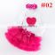3PCS SET Baby Outfit RED HEART ROMPER & 6LAYER TUTUS SKIRTS & BOW HEADBAND  Valentines Day Kids Clothing Set