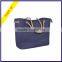 Hot sell fashion canvas single shoulder lady handbag from china supplier